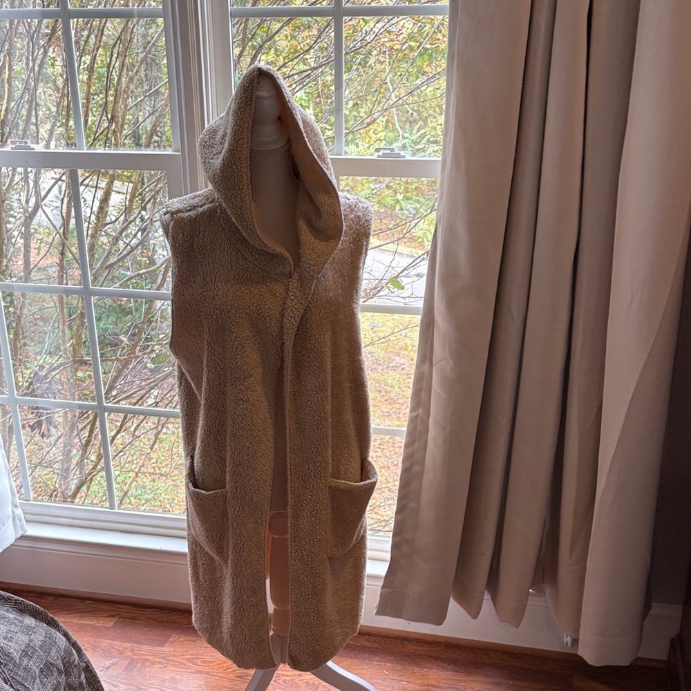 Cherish Hooded Cardigan in Beige
